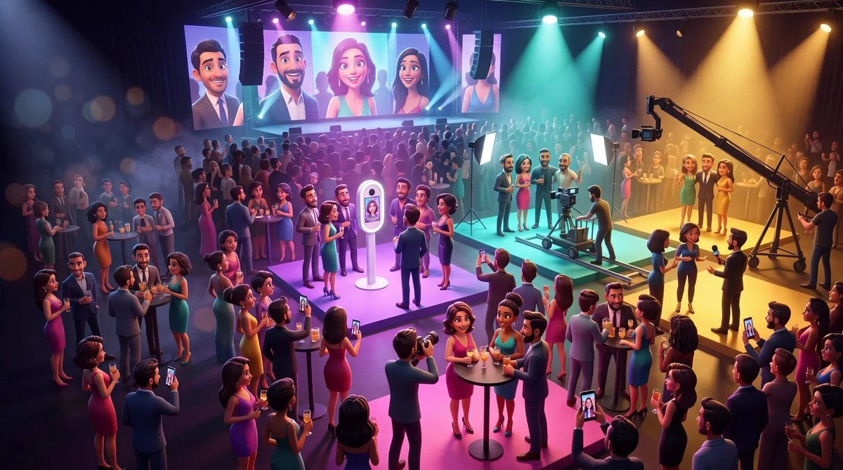 La fiesta de fin de año cubierta por Content Booth